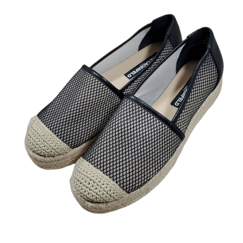 Adila Leather Platform Espadrilles